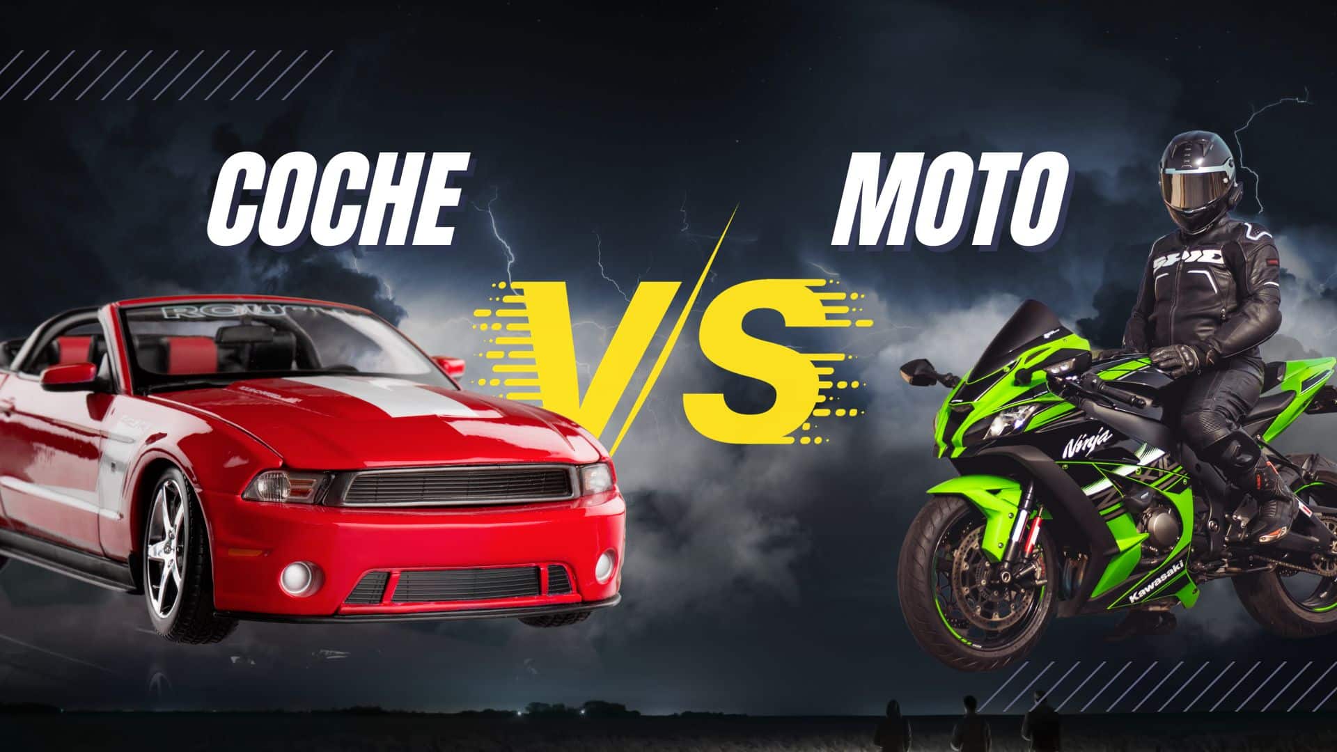 coche vs moto 2