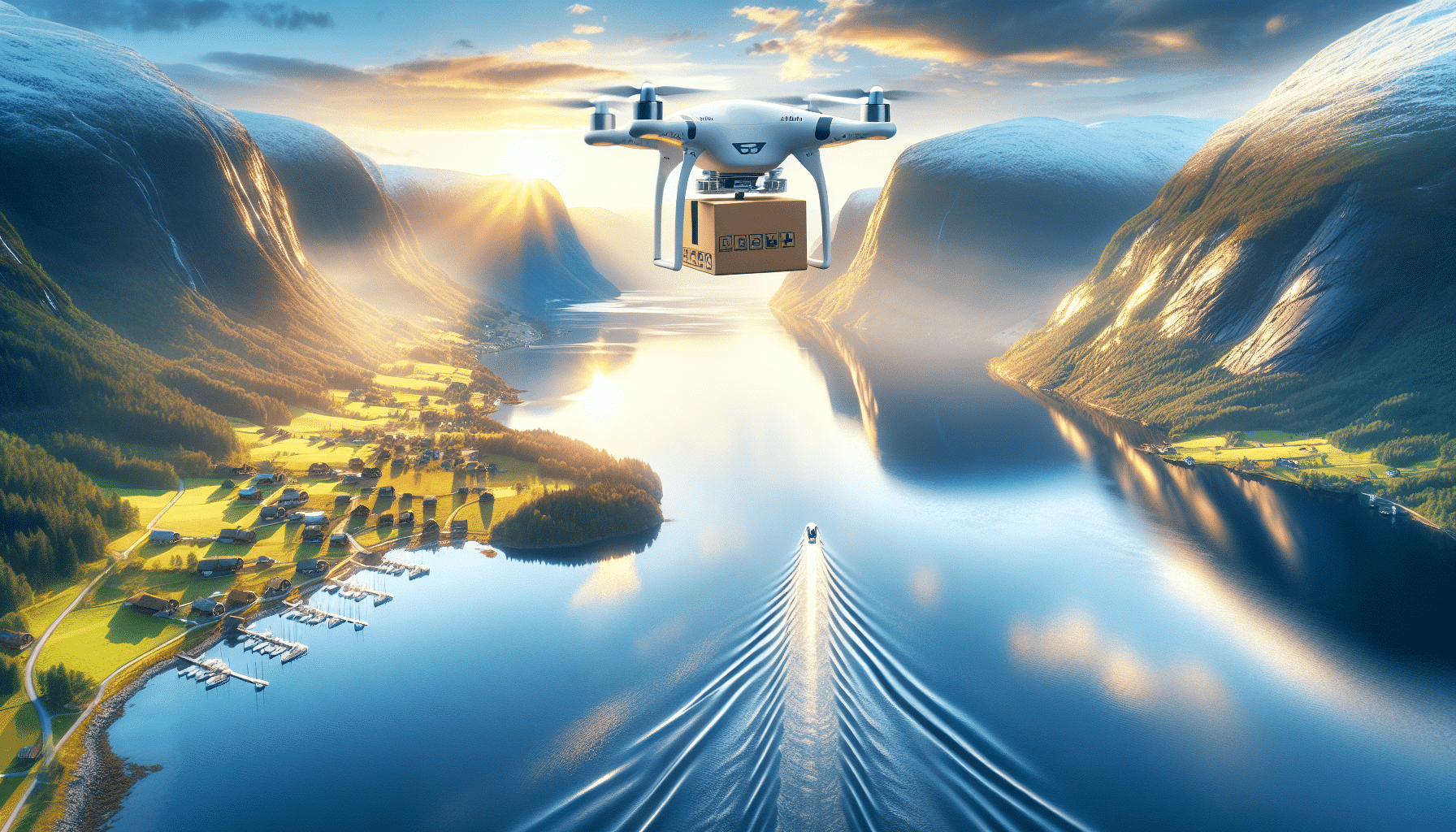 noruega estrena su servicio de entrega a domicilio con drones autónomos. descubre cómo la innovación llega a tu puerta con la última tecnología en entregas.