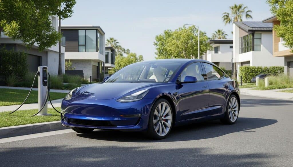 tesla model3 estilo realista